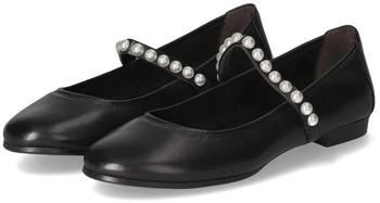 Tamaris Ballerina schwarz silber
