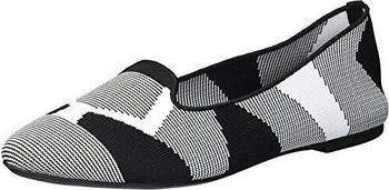 Skechers Cleo Sherlock Strick-Loafer schwarz wei&szlig;