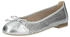 Caprice Ballerinas Leder silber