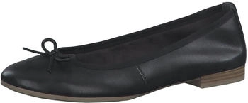Tamaris 1-1-22116-08 Ballerinas schwarz natur