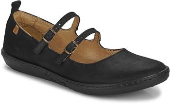 El Naturalista Leder Ballerina Schuhe N5348 Coral schwarz