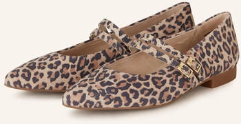 Paul Green Mary-Jane-Ballerinas beige schwarz camel EU40