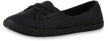 VAN HILL 816240 BA 3955B Damen Ballerinas Slipper schwarz
