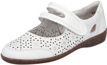 Rieker Ballerina 47675 wei&szlig;
