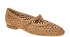 Paul Green Mary Jane Ballerinas braun geflochten 1143