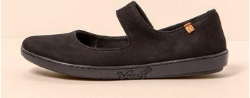 El Naturalista N5301 Lederballerinas schwarz coral