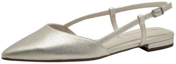 Tamaris Slingback-Ballerinas Kunstleder 179 champagne