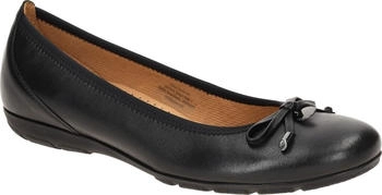 Gabor Ballerina schwarz leder 04 164