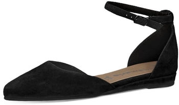 Tamaris riemchenballerina schwarz 25066001