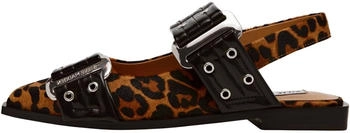 Steve Madden Leder Ballerinas leopard