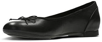 Clarks Couture Bloom Ballet Flat schwarz Kunstleder