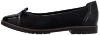 Rieker Ballerina, Loafer, Schlupfschuh, Flats, Slipper, Businessschuh mit Schleifchen