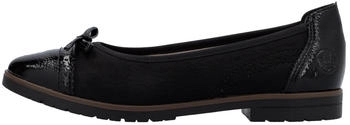 Rieker Damen Ballerinas 45358 schwarz