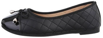 Ital Design Ballerinas klassisch Kunstleder schwarz TD2222-