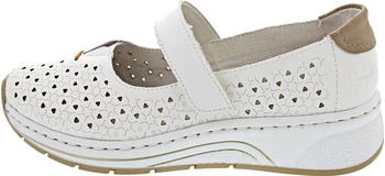 Rieker N6553-80 weiss camel weiss