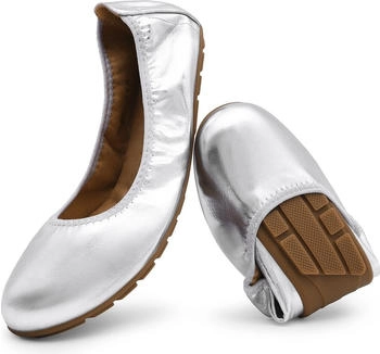Dream Pairs Ballet Flats silber