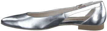Paul Green Ballet Flats Nappa Leather Metallic metallic