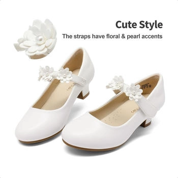 Dream Pairs Mary Jane Strap Flat Shoes Ballerinas elfenbein