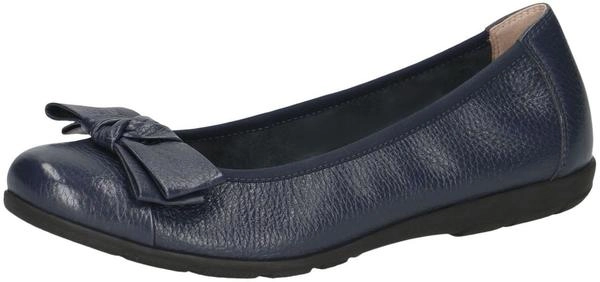 CAPRICE Damen Ballerinas Aus Leder Mit Lack – G-Weite, Airmotion-Sohle, Bequem & Vielseitig