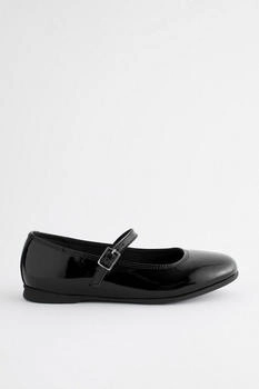 Next Fashion Leather Mary-Janes, Narrow Fit (NXTcx5s) black patent