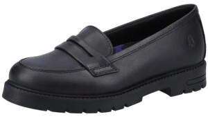 Hush Puppies Hazel Slipper Senior School Uniform Shoe schwarz