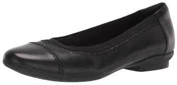 Clarks Sara-bucht schwarz leder
