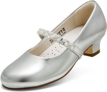 Dream Pairs Mary Jane Strap Ballet Flats silber