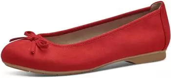 Jana Shoes Woms Ballerina rot