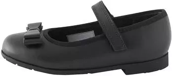 Next Fashion Leather Mary Jane School Shoes with Bow (NXTblqh) schwarz
