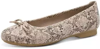 Jana Shoes Ballerina braun/beige/snake