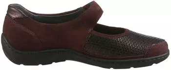 Waldläufer HENNI-Soft Strap Ballerina with Orthotritt bordeaux