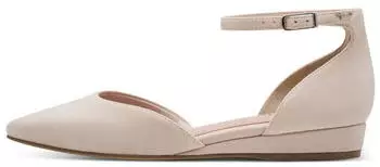 Tamaris Ballerines with straps nude/beige