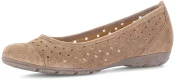 Gabor Ballerina Leather mokka