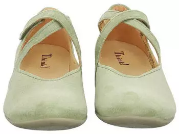 Think GUAD2 Chrome-Free Tanned Sustainable Low Shoes grün