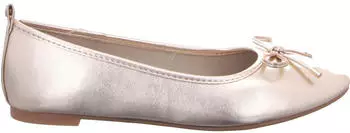 s.Oliver Ballet Flats with Bow and Leopard Print gold