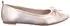 s.Oliver Ballet Flats with Bow and Leopard Print gold