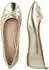 s.Oliver Ballet Flats with Bow and Leopard Print gold