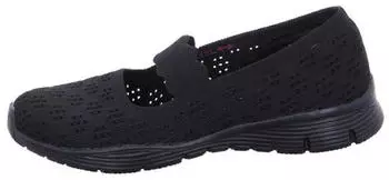 Skechers BEDFORD CHEERFUL GLOW Strappy Shoes schwarz