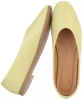 Ital Design Ballerinas gelb