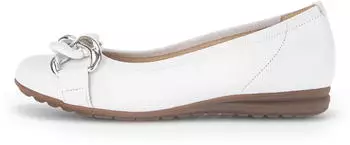Gabor Sportliche Ballerina wei&szlig;