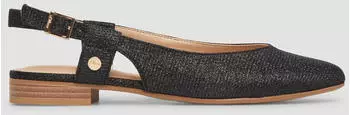 s.Oliver Slingback Ballerinas with Buckle Closure schwarz