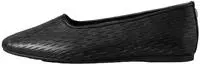 Calvin Klein OBLIQUE BALLERINA CUT LTH Ballerina Schlupfschuh, Flats, Loafer mit