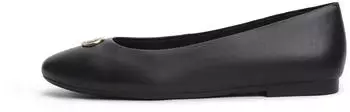 Tommy Hilfiger TH HORSEBIT RIDING LONG BOOT / TH PLATE LEATHER BALLERINA schwarz