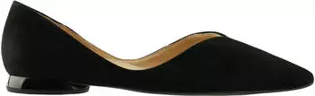 H&ouml;gl Ballerina Suede schwarz/schwarz
