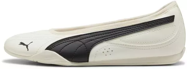 Puma Catch Soleil Ballerinas warm weiß schwarz