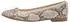Tamaris Women's Classic Ballerina with Bow Vegan Antislide Heel (1-22154-46) beige snake