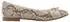 Tamaris Women's Classic Ballerina with Bow Vegan Antislide Heel (1-22154-46) beige snake