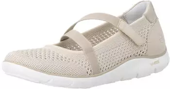 Remonte Dorndorf Strappy Ballerina Velcro Shoe with Lite´n Soft Features hellbeige