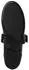 Tamaris Strappy Ballerina in Leather with Buckle and Eyelet (1-22101-46) schwarz