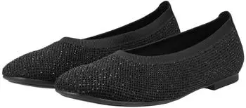 Gabor Elegant Ballet Flat Material Mix Leather/Imitation Leather schwarz